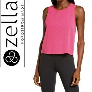 NEW Zella Work For It Tank Top, Size Large in Pink Rouge Large